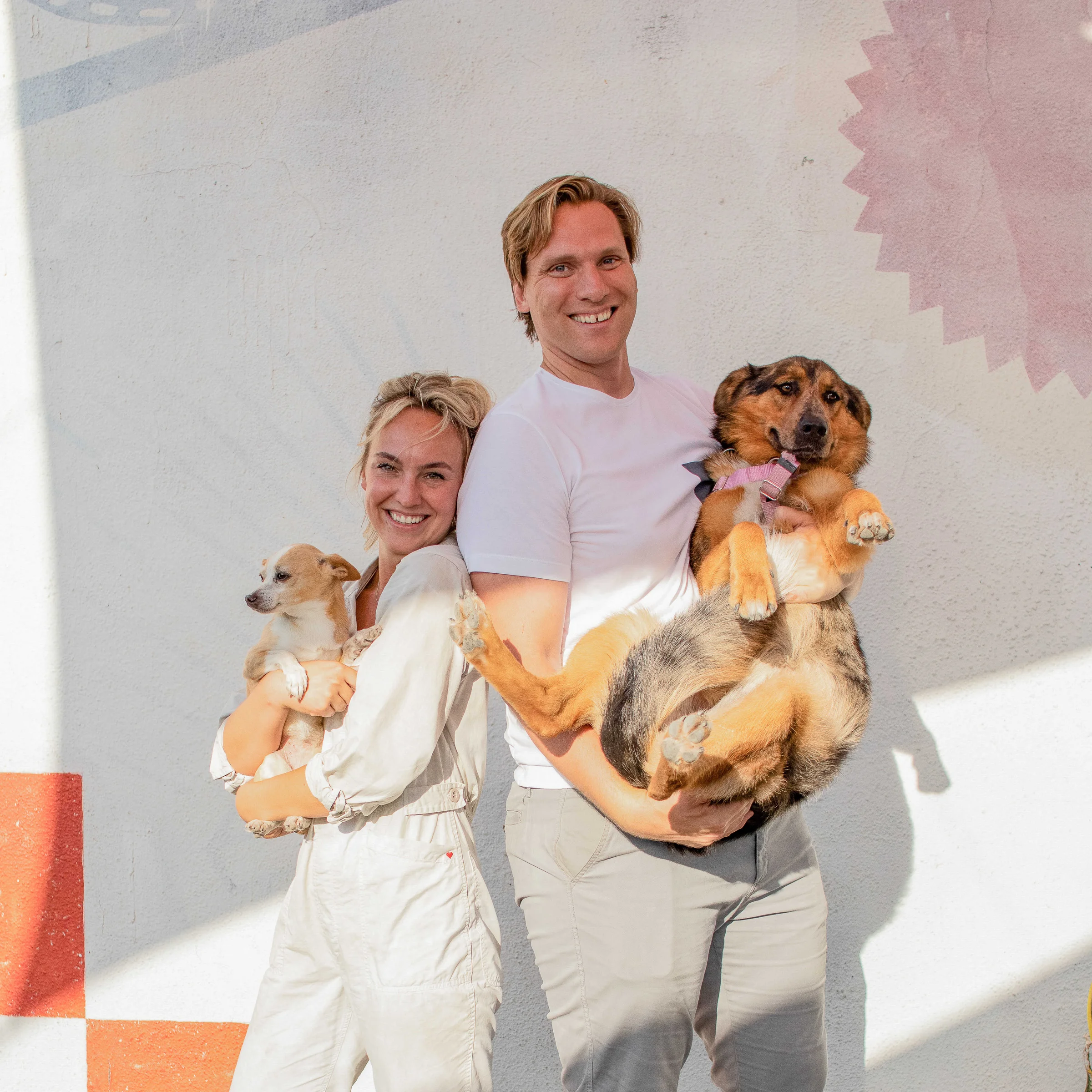 Maxwell and Caitlin Benson, founders of MOM AND POP CARD SHOW